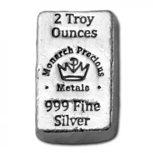 Misc. Minted Silver Bar, 2 oz