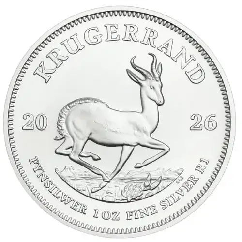 South African 1 oz Silver Krugerrand - 2025 (5)