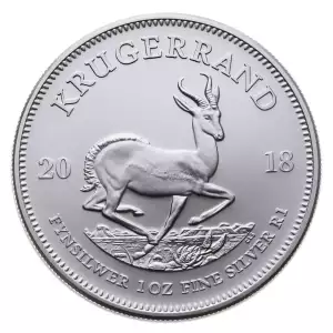 South African 1 oz Silver Krugerrand - Backdated (2)