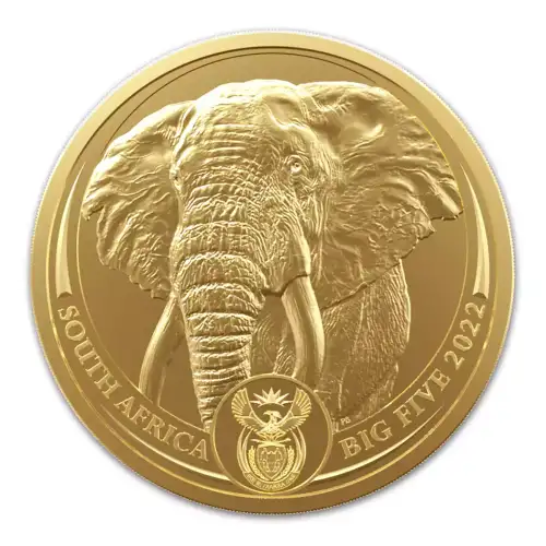 South African Gold Elephant Coin, 1 oz - Misc. Dated (3)