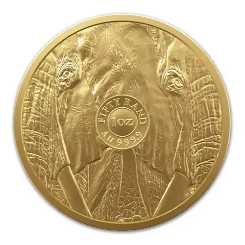 South African Gold Elephant Coin, 1 oz - Misc. Dated