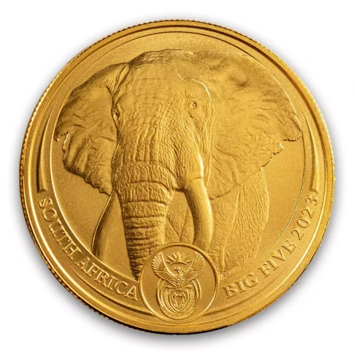 South African Gold Elephant Coin, 1 oz - Misc. Dated (4)