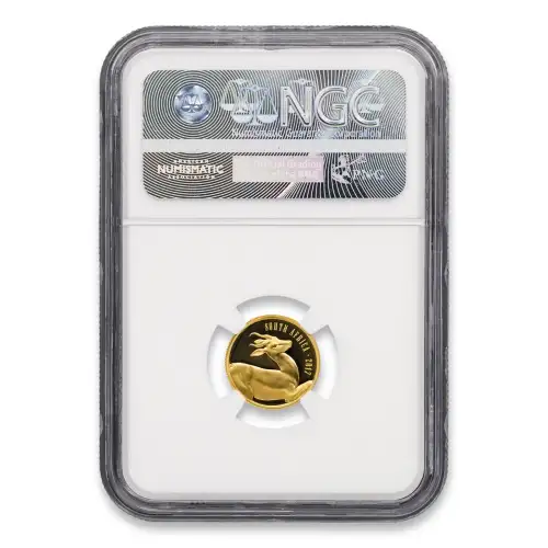 South African Natura Springbok, 1/10oz Gold Coin - 2017 (3)