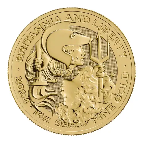 UK Britannia & Liberty Gold Coin 1 oz .9999 - Misc. Dated (2)