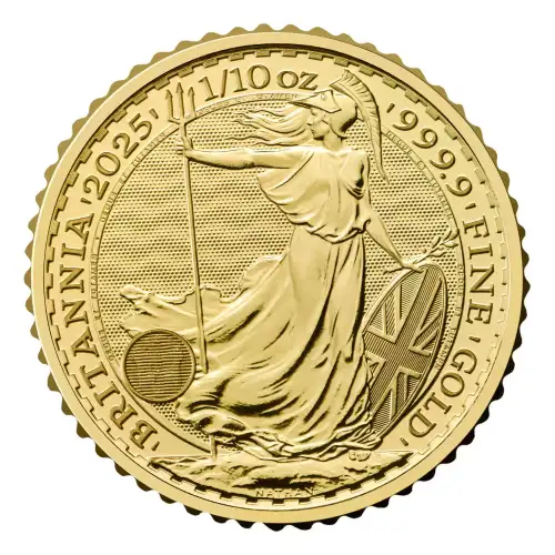 UK Gold Britannia 1/10 oz - 2025 (2)