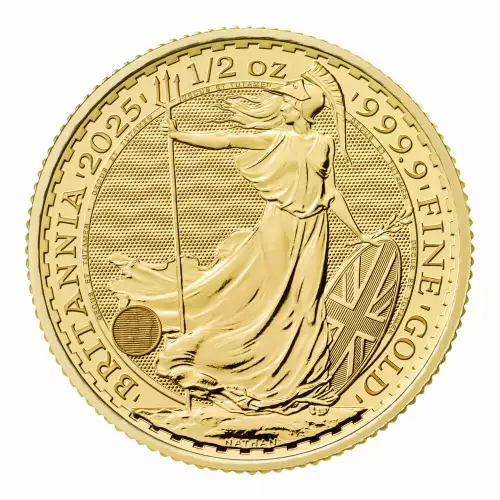 UK Gold Britannia 1/2 oz - 2025 (2)