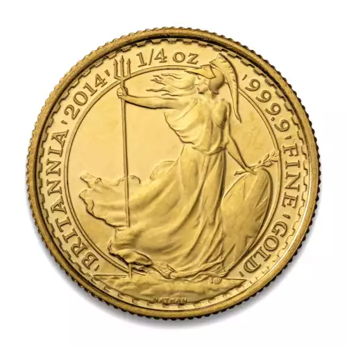 UK Gold Britannia 1/4 oz - BD  (2)