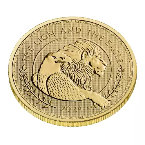 UK The Lion & The Eagle 1 oz Gold Coin .9999 - 2024 (4)