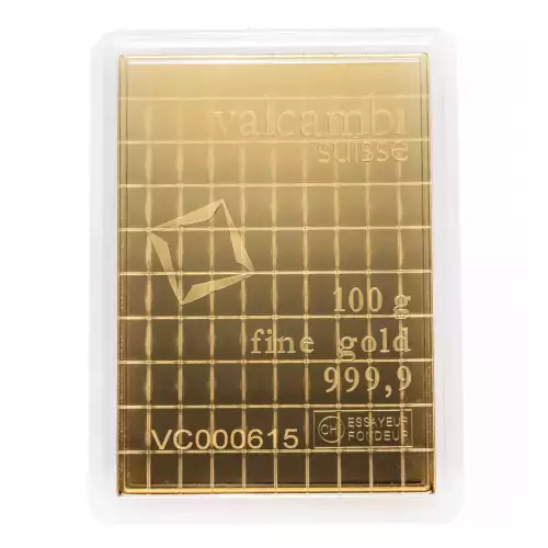 Valcambi Combi Gold Bar, 100g  (1 gram x 100) (4)