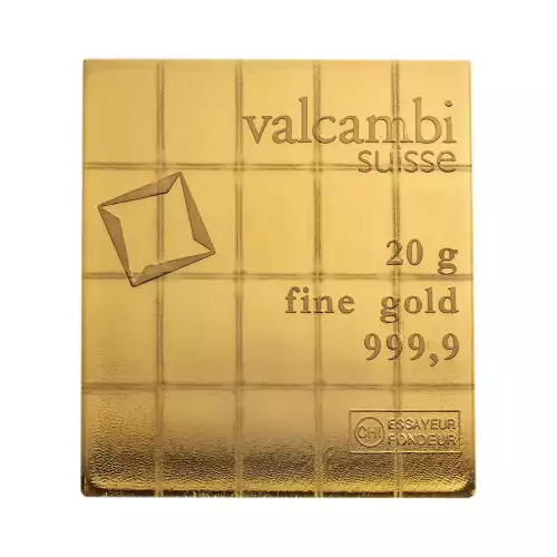 Valcambi Combi Gold Bar, 20g (1 gram x 20) (4)