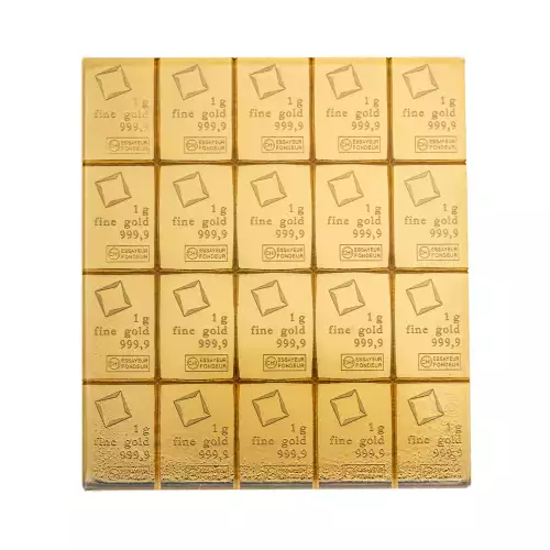 Valcambi Combi Gold Bar, 20g (1 gram x 20) (5)