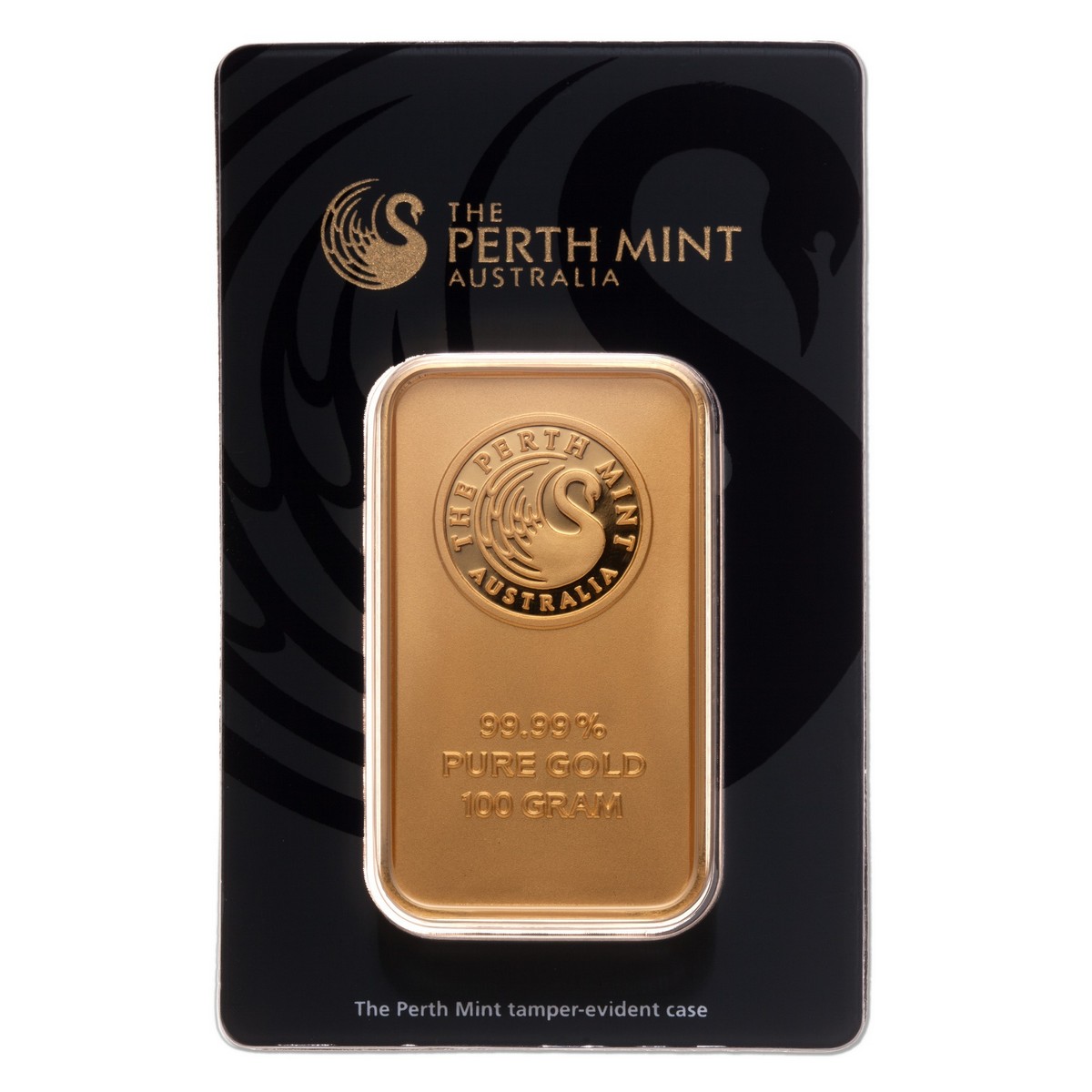 PERTH MINT GOLD BAR, 100 GRAM - Perth Mint