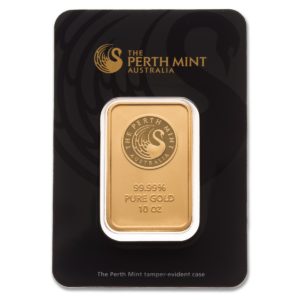 PERTH MINT GOLD BAR 10 OZ .9999 - Perth Mint