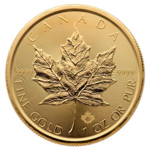 2017 CANADIAN GOLD MAPLE LEAF 1 OZ .9999 - Royal Canadian Mint