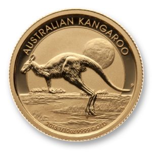2015 AUSTRALIAN GOLD KANGAROO 1/10 OZ