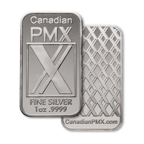 Silver Bar 1 oz, Canadian PMX Corp. 9999