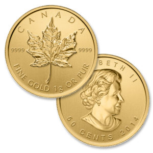 2016 CANADIAN GOLD MAPLE LEAF 1 GRAM .9999