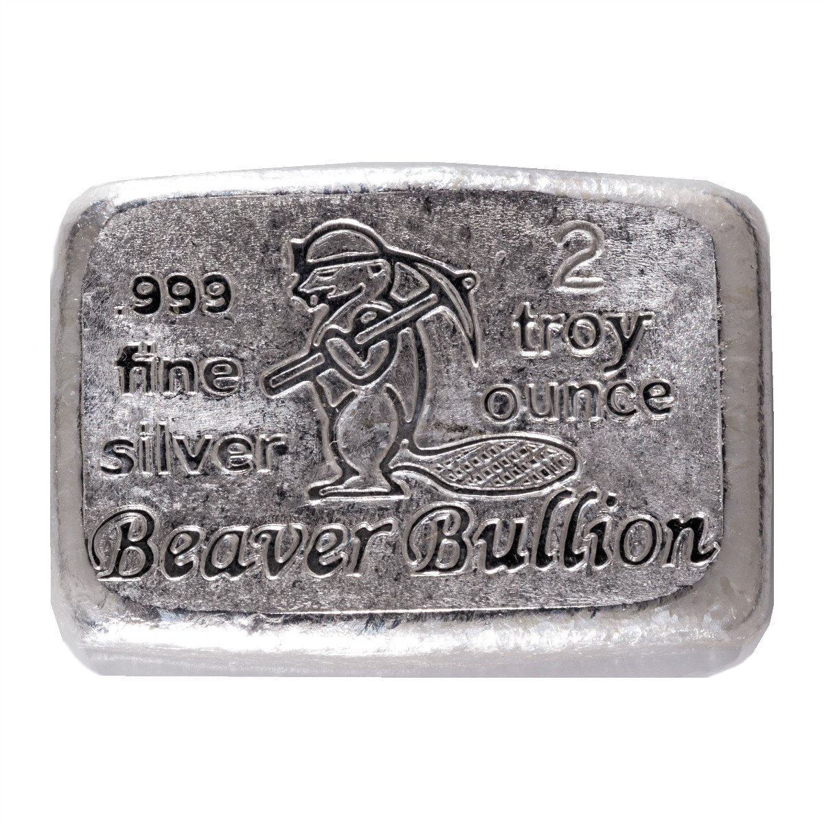 Beaver Bullion 1OZ Silver .999 FINE Hexagon BAR 